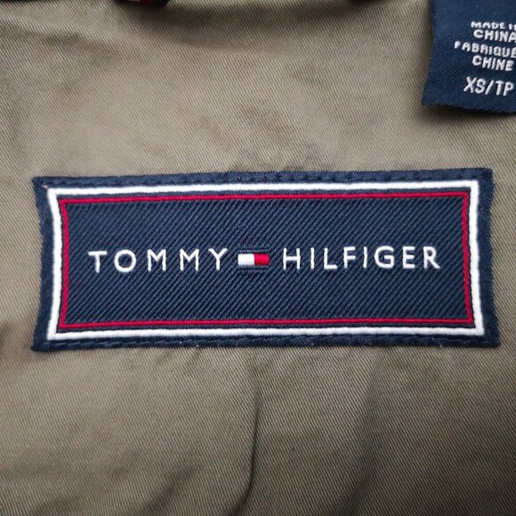 Tommy Hilfiger Ladies Size XS Army Green Zipper & Snap Closure Casual Jacket - Picture 3 of 15